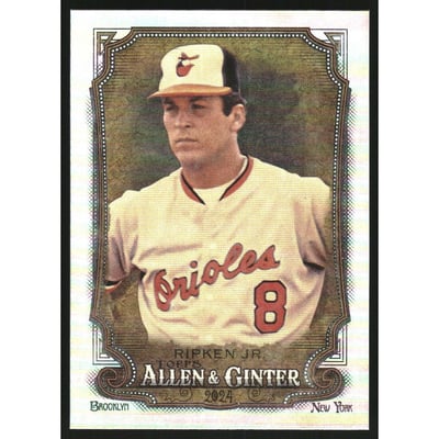 2024 Topps Allen and Ginter Silver Portrait #115 Cal Ripken Jr.