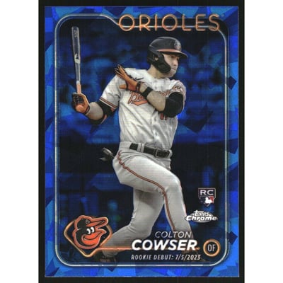 2024 Topps Chrome Update Sapphire #USCS72 Colton Cowser