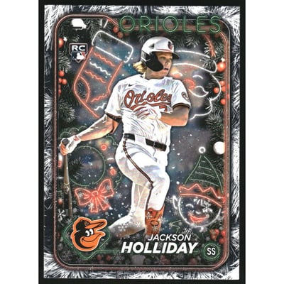 2024 Topps Holiday Metallic Tree #H50 Jackson Holliday