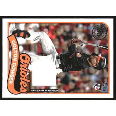 2024 Topps Update '89 Topps Relics #89RUCC Colton Cowser