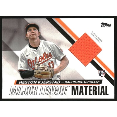 2024 Topps Update Major League Materials #MLMUHK Heston Kjerstad