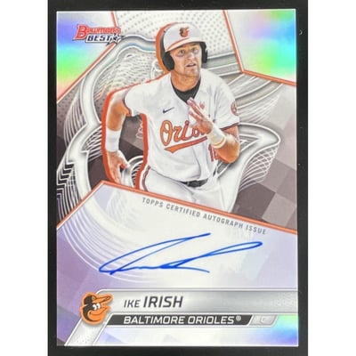 2025 Bowman Bowman's Best of 2025 Autographs Refractor #B25-II Ike Irish Auto