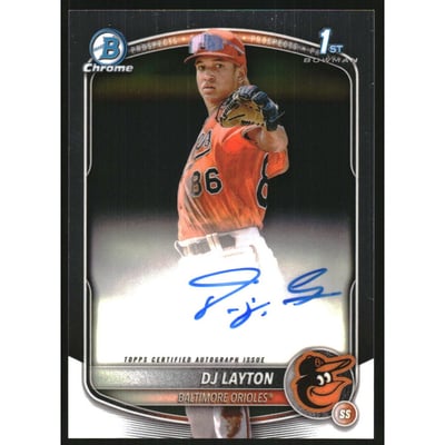 2025 Bowman Chrome Prospect Autographs #CPADL DJ Layton