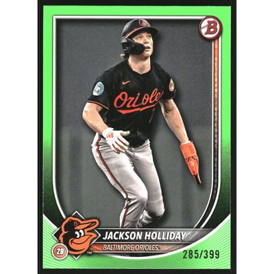 2025 Bowman Neon Green #77 Jackson Holliday