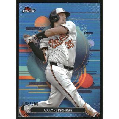 2025 Finest Sky Blue Refractors #137 Adley Rutschman