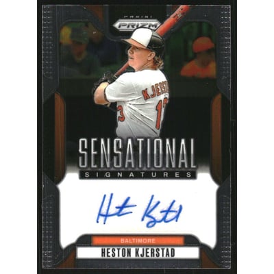 2025 Panini Prizm Sensational Signatures #12 Heston Kjerstad