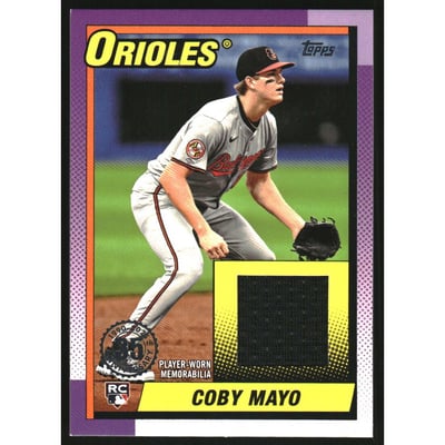 2025 Topps '90 Topps Relics #T90RCM Coby Mayo
