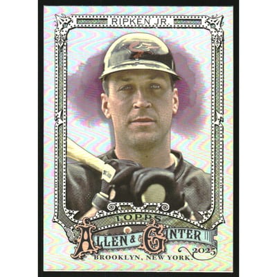 2025 Topps Allen and Ginter Silver Portrait #26 Cal Ripken Jr.