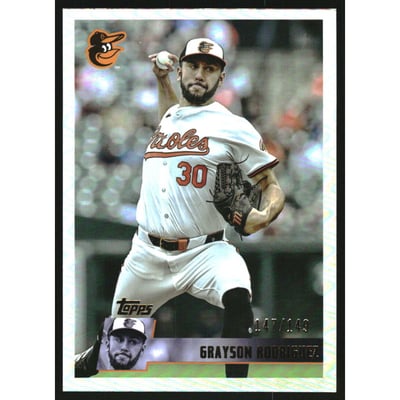 2025 Topps Archives Rainbow Foilboard #171 Grayson Rodriguez
