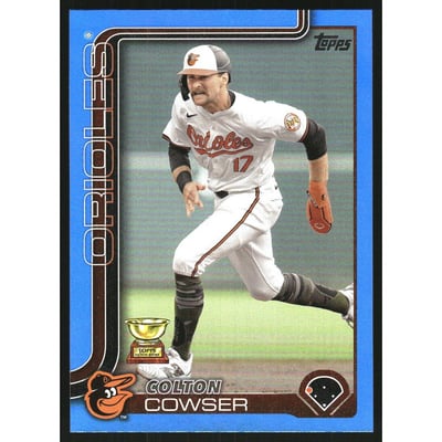2025 Topps Blue Rainbow Foil #230 Colton Cowser