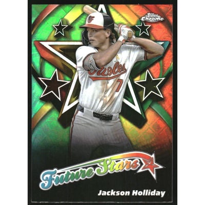 2025 Topps Chrome Logofractor Future Stars #FS1 Jackson Holliday