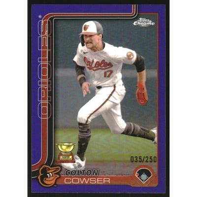 2025 Topps Chrome Purple Refractors #44 Colton Cowser
