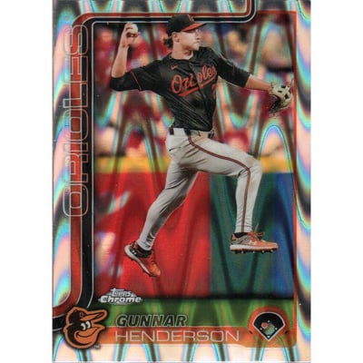 2025 Topps Chrome RayWave Refractors #213 Gunnar Henderson