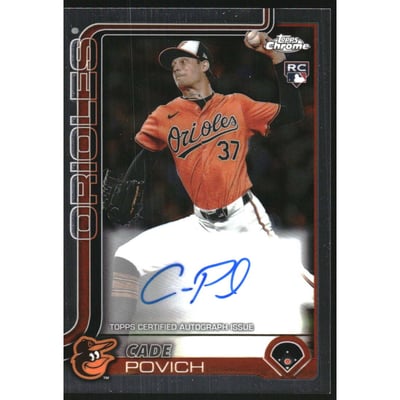 2025 Topps Chrome Rookie Autographs #RACP Cade Povich