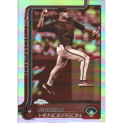 2025 Topps Chrome Sepia Refractors #213 Gunnar Henderson