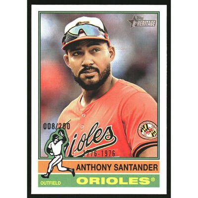 2025 Topps Heritage Bicentennial #321 Anthony Santander