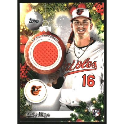2025 Topps Holiday Player Relics #PRCM Coby Mayo