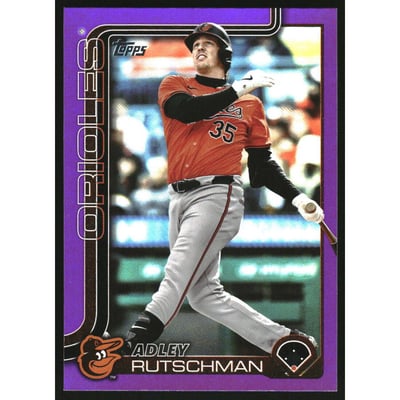 2025 Topps Purple Rainbow Foil #650 Adley Rutschman