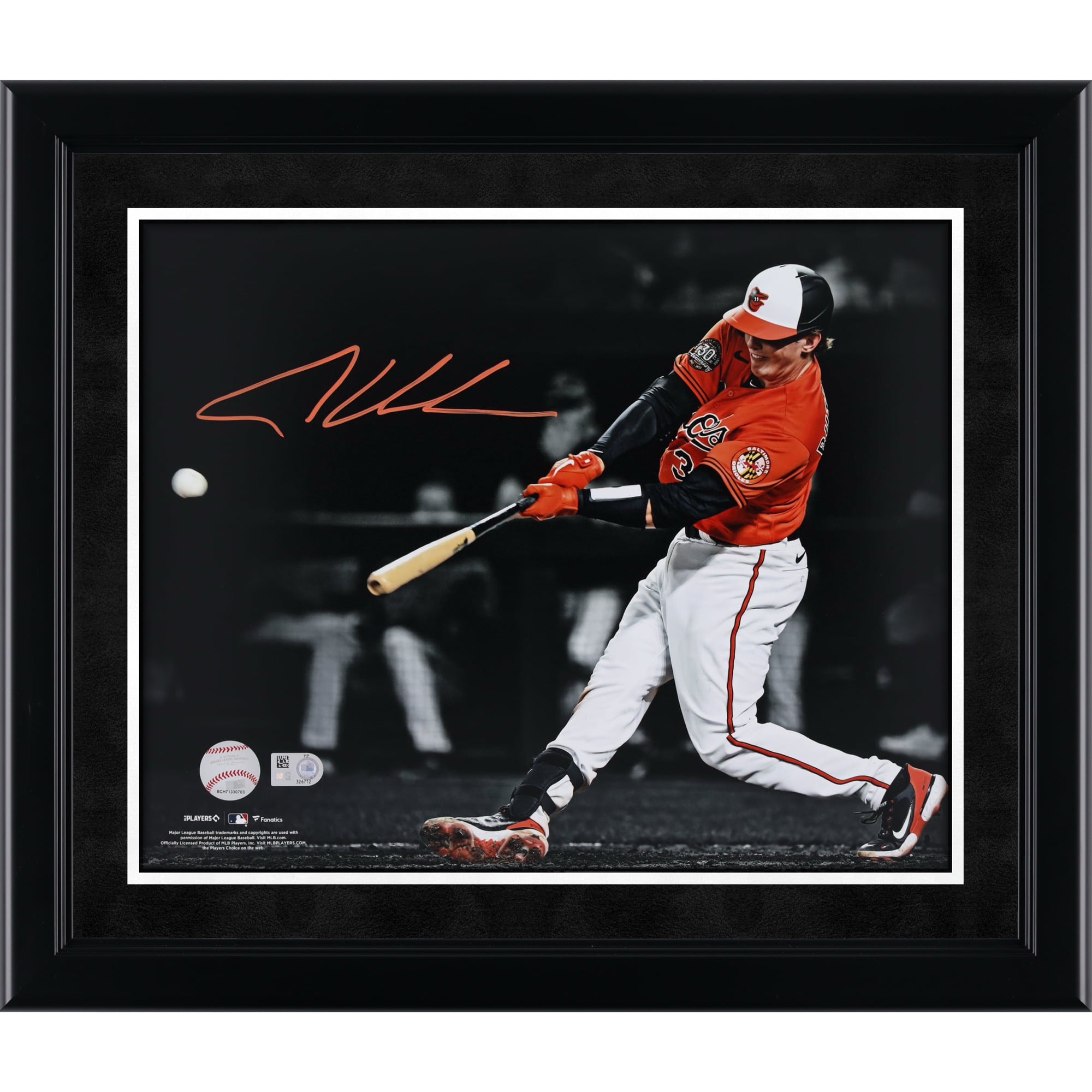 Adley Rutschman Baltimore Orioles Autographed 11" x 14" Spotlight Photograph