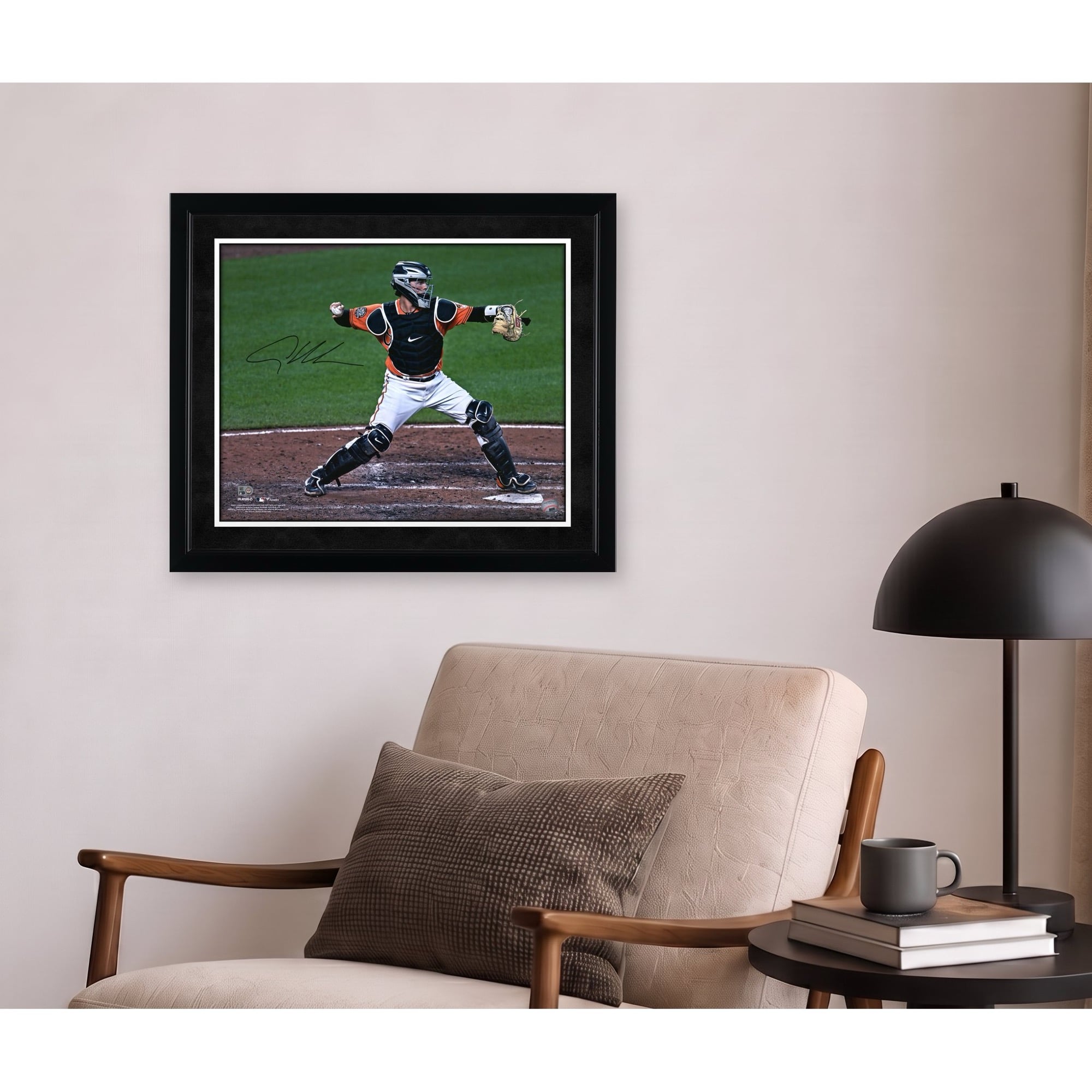 Adley Rutschman Baltimore Orioles Autographed 16" x 20" Debut Catching Photograph
