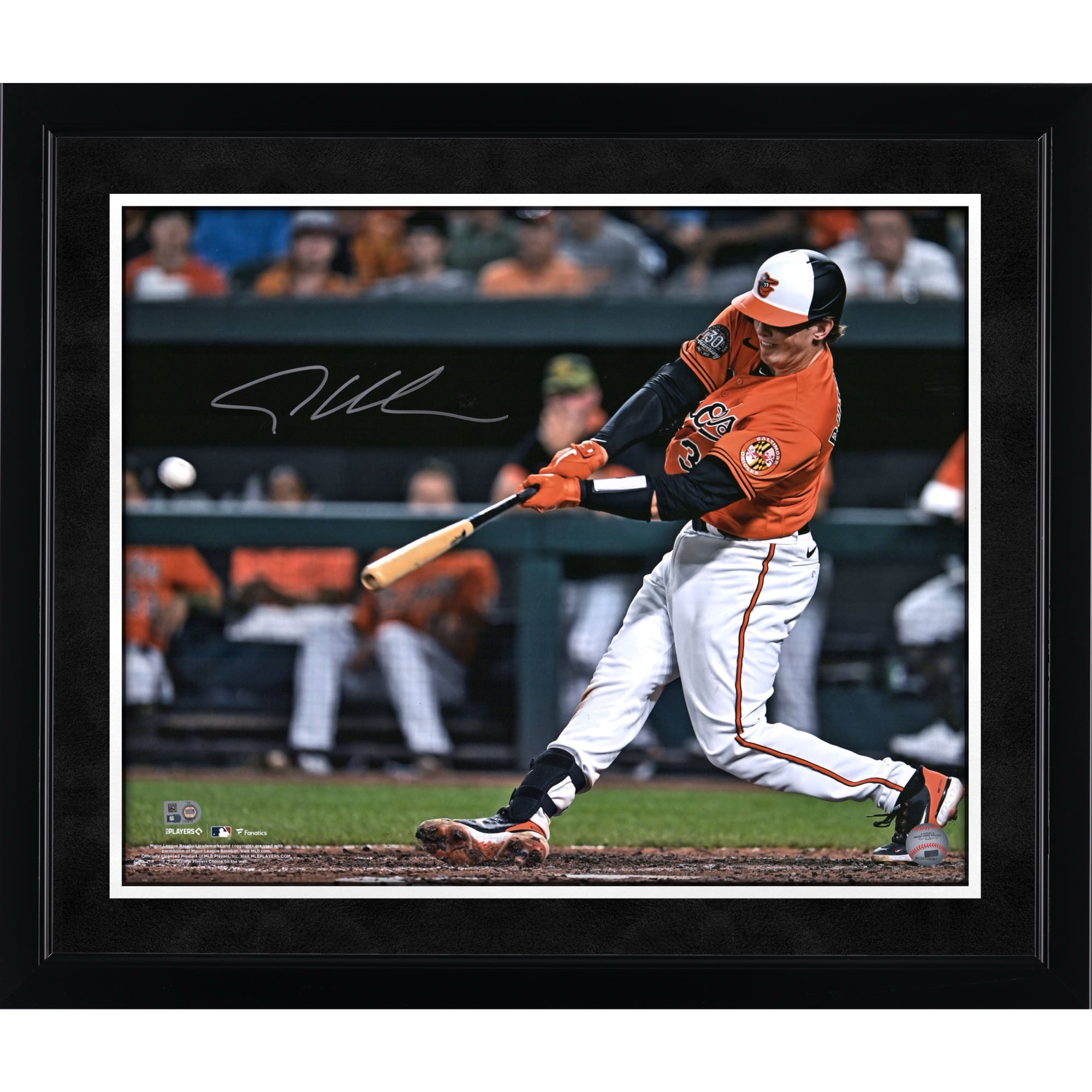 Adley Rutschman Baltimore Orioles Autographed 16" x 20" Debut First Hit Photograph
