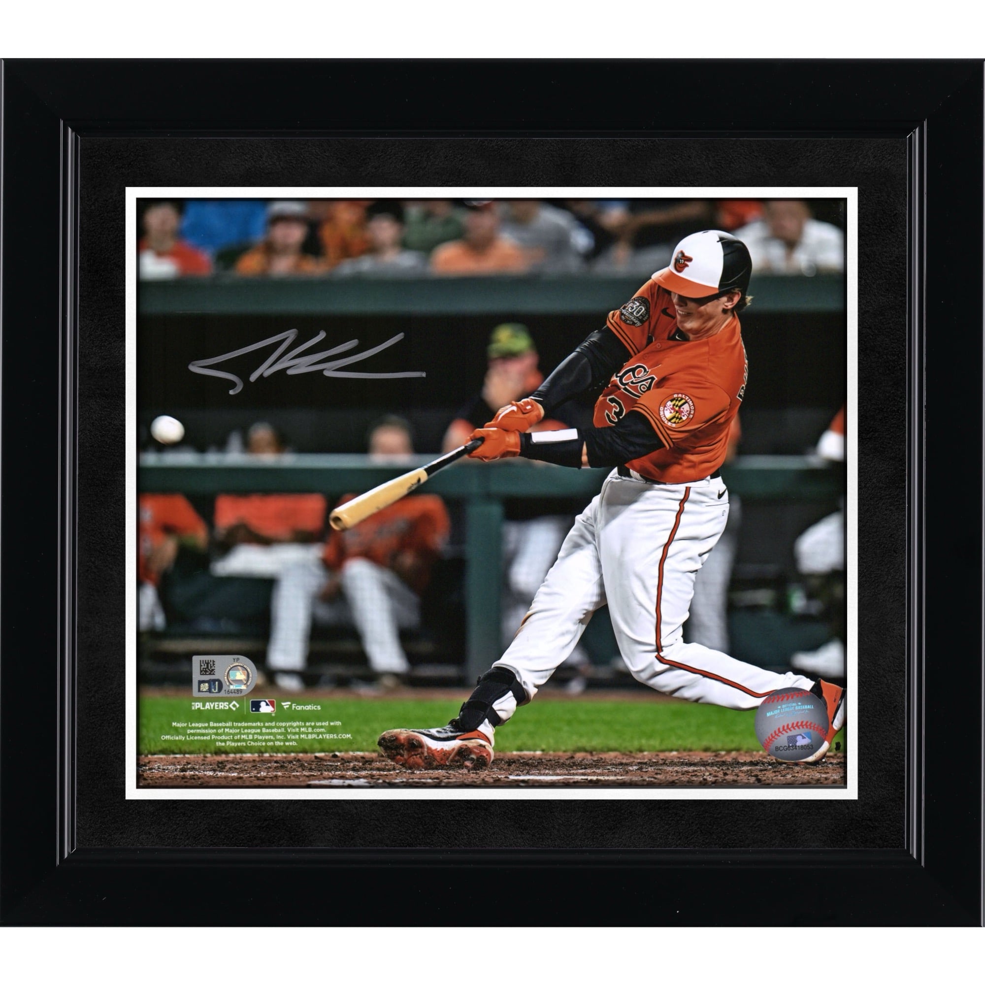 Adley Rutschman Baltimore Orioles Autographed 8" x 10" Debut First Hit Photograph