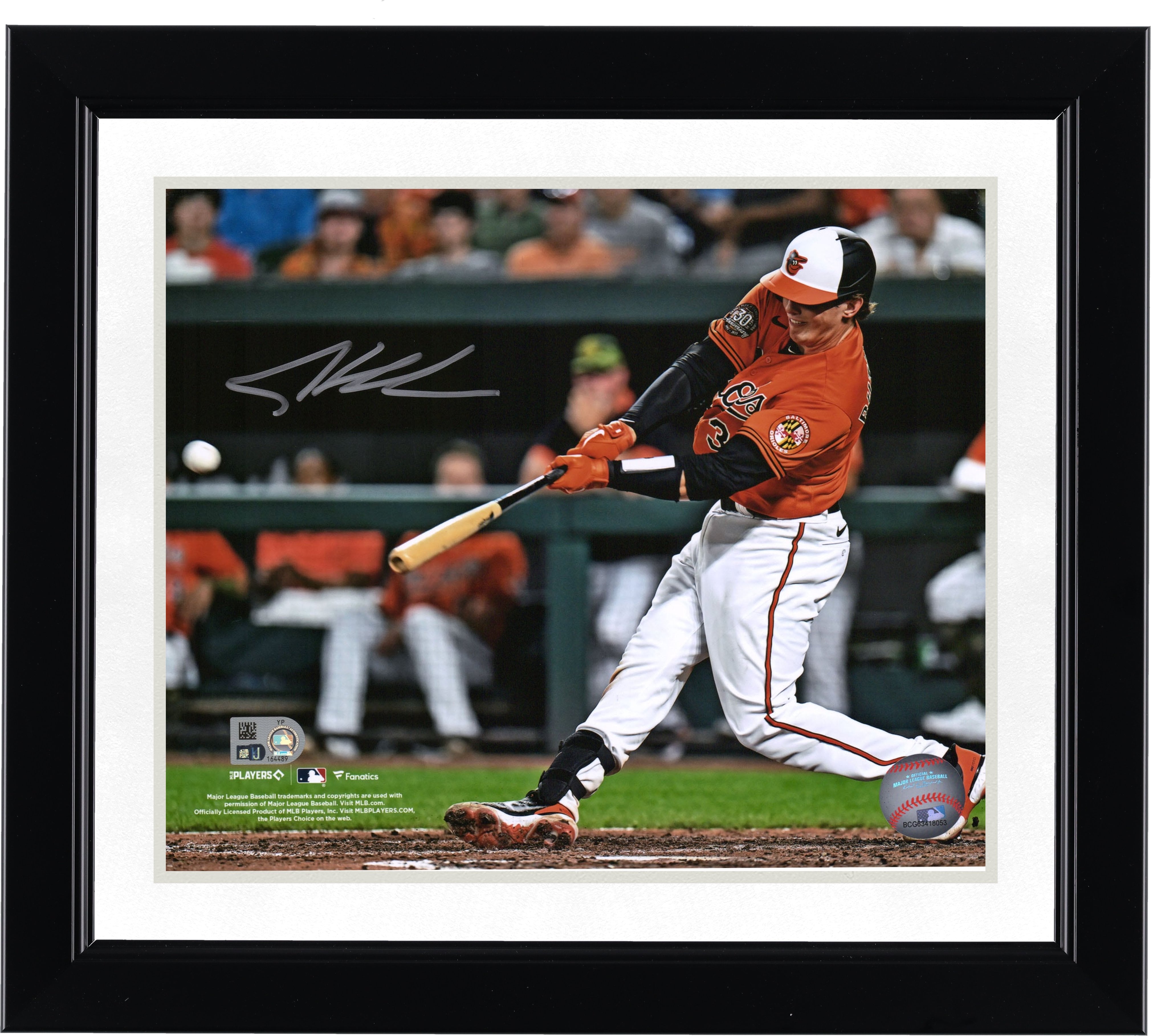 Adley Rutschman Baltimore Orioles Autographed 8" x 10" Debut First Hit Photograph