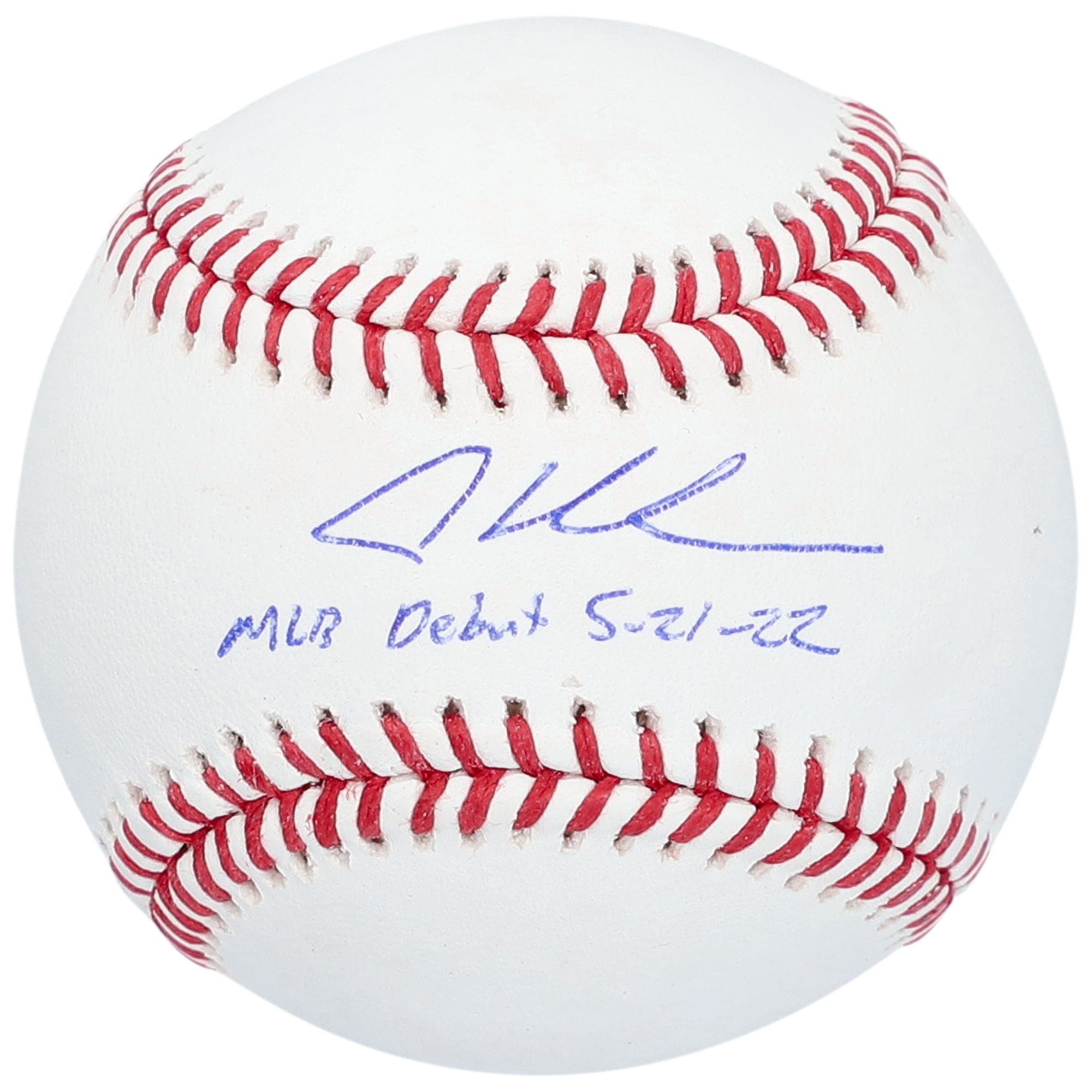 Adley Rutschman Baltimore Orioles Autographed Baseball with "MLB Debut 5-21-22" Inscription