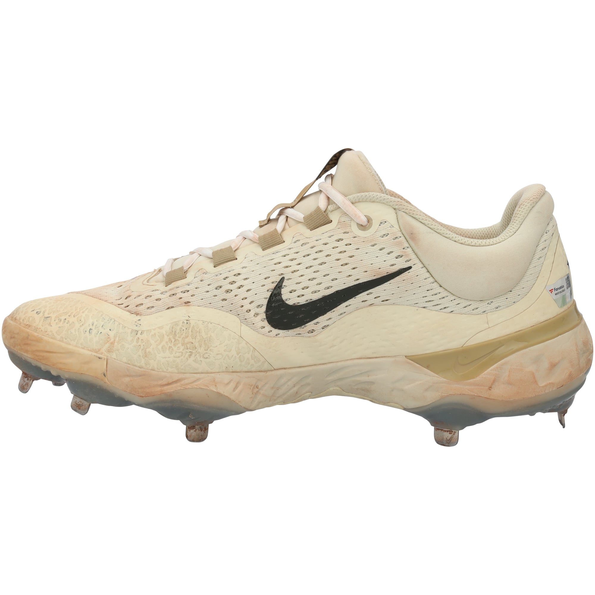 Adley Rutschman Baltimore Orioles Game-Used Tan Nike Cleats vs. Washington Nationals on May 18, 2025