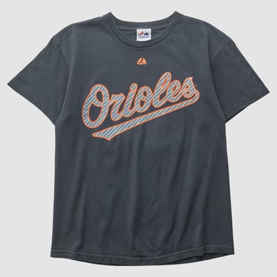 Baltimore Orioles Majestic 2010s T-shirt - Black - XS by Fanatics Real Vintage