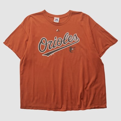 Baltimore Orioles Majestic 2010s T-shirt - Orange - 2XL by Fanatics Real Vintage