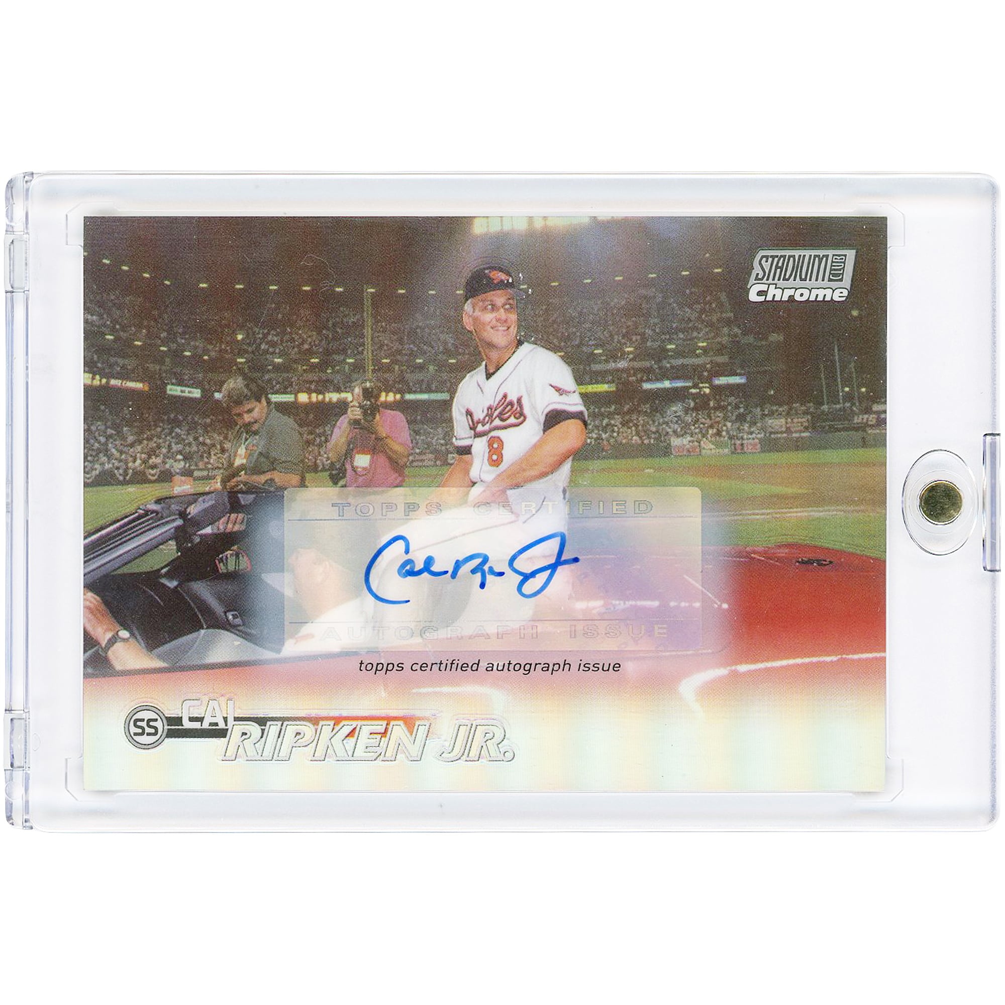Cal Ripken Jr. Baltimore Orioles Autographed 2023 Topps Stadium Club Chrome Refractor #214 #6/25 Card