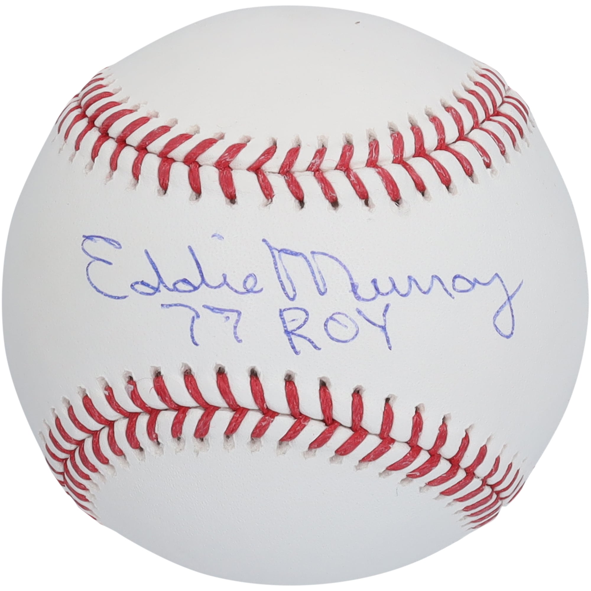 Eddie Murray Baltimore Orioles Autographed Baseball with "77 ROY" Inscription