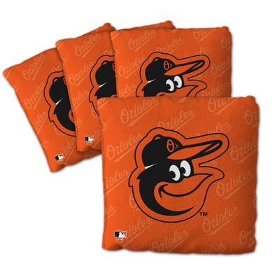 Baltimore Orioles Fanpoint Four-Piece Cornhole Bag Set