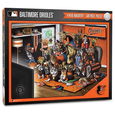Baltimore Orioles Fanpoint Purebred Fans 18'' x 24'' A Real Nailbiter 500-Piece Puzzle