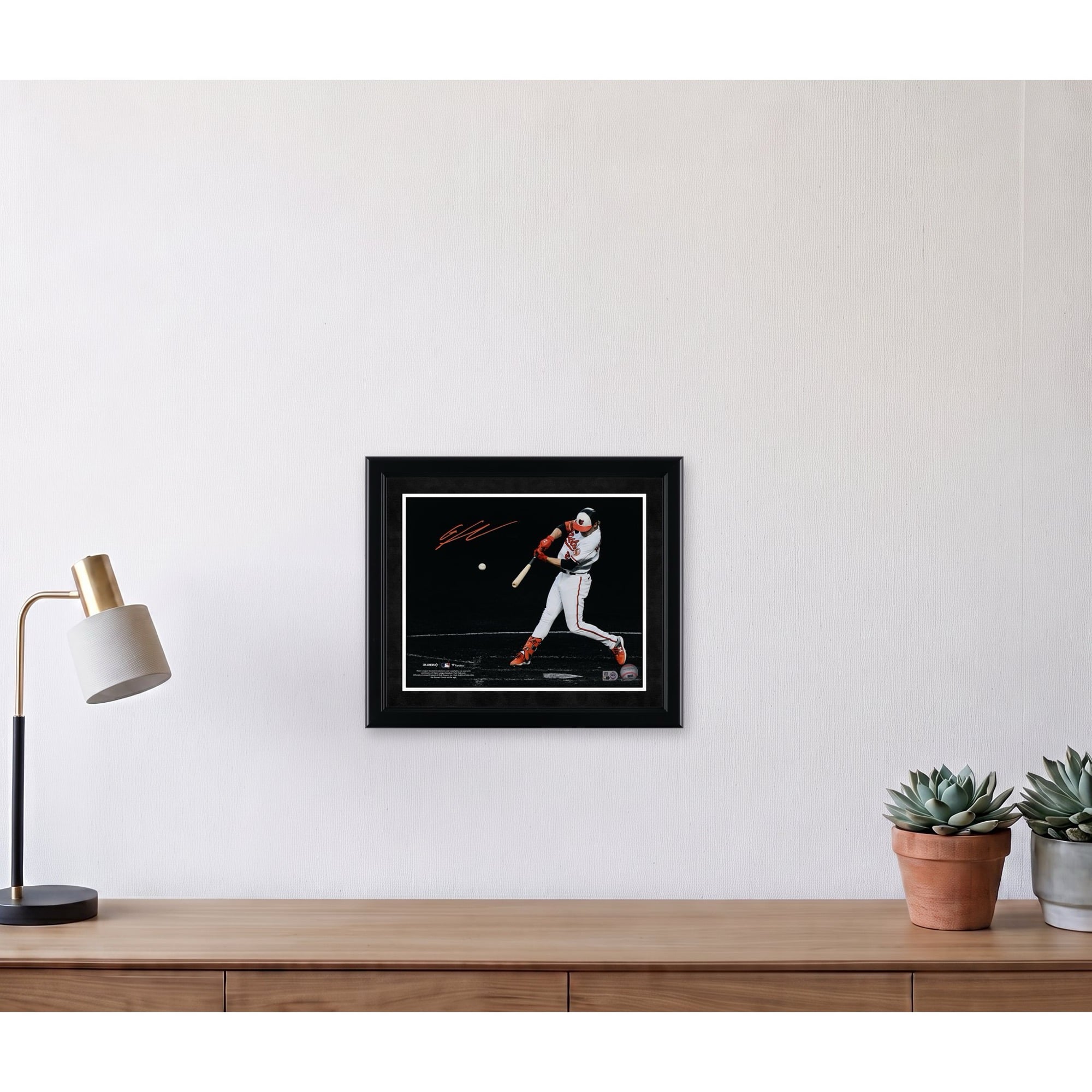 Gunnar Henderson Baltimore Orioles Autographed 11" x 14" Hitting Spotlight Photograph