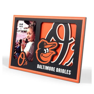 Baltimore Orioles IDNA 3D Logo Series Picture Frame