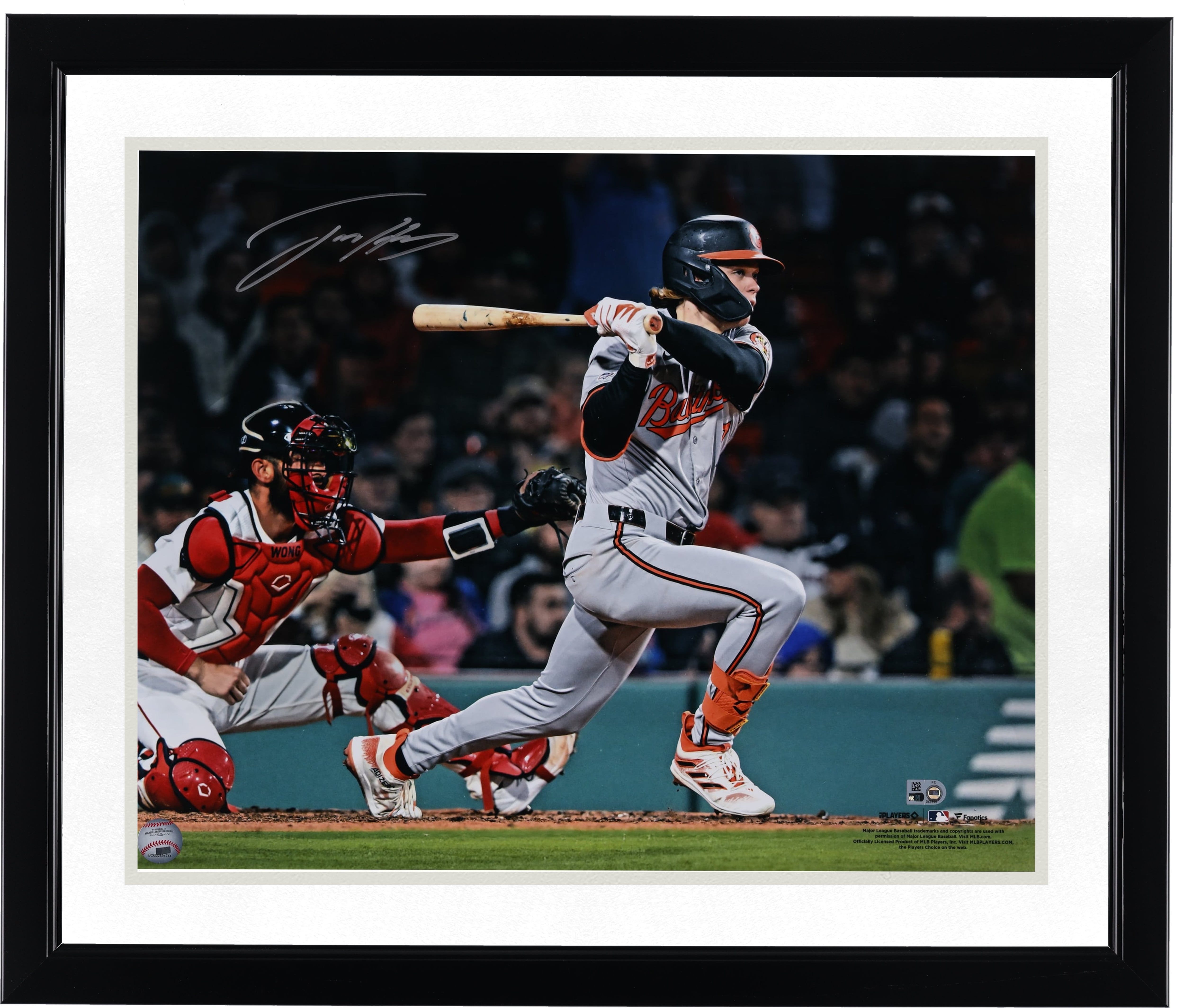 Jackson Holliday Baltimore Orioles Autographed 16" x 20" MLB Debut Photograph