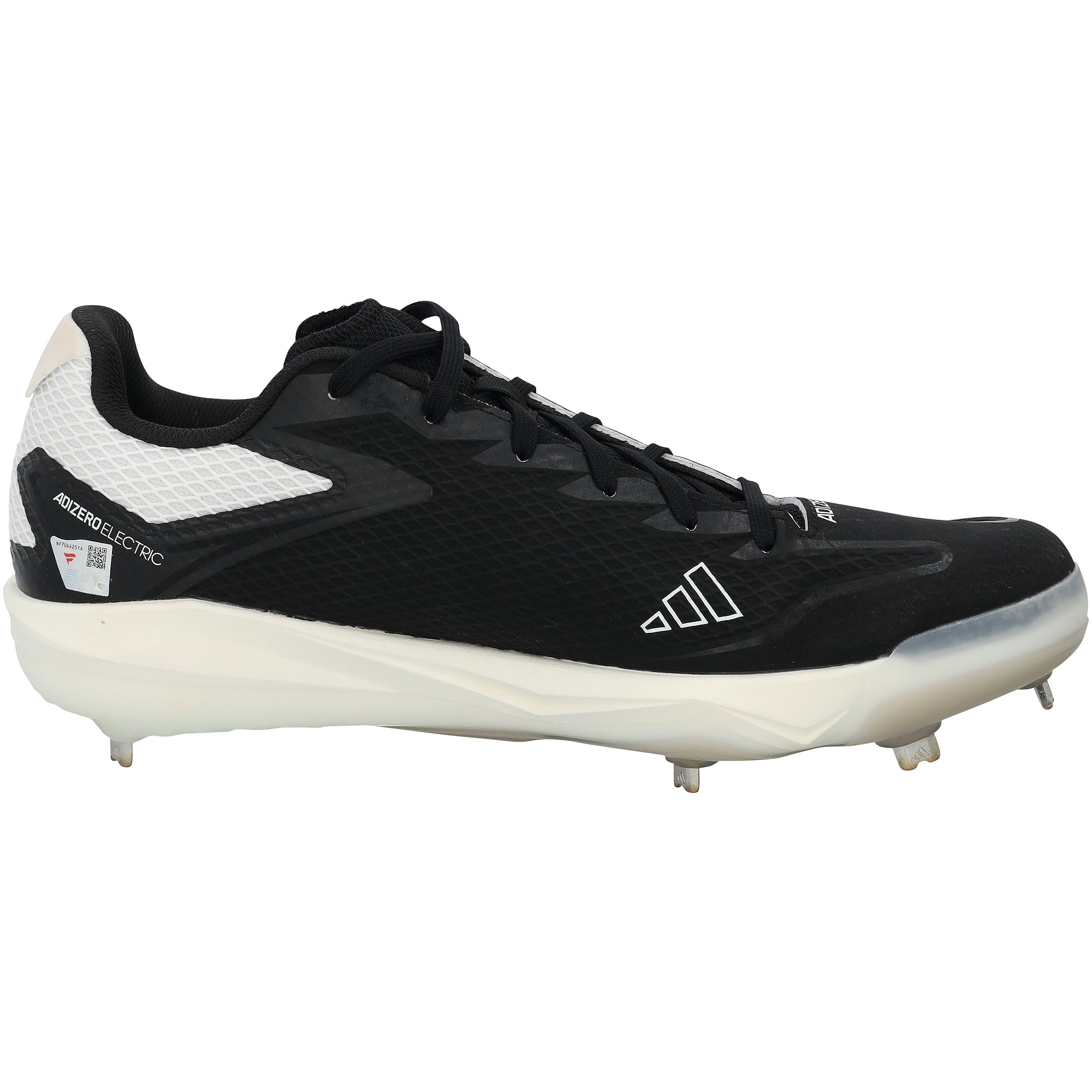 Crampons adidas noirs portés en match par Jackson Holliday des Orioles de Baltimore lors de la saison 2025 de la MLB, et autographiés - NF70442514-15