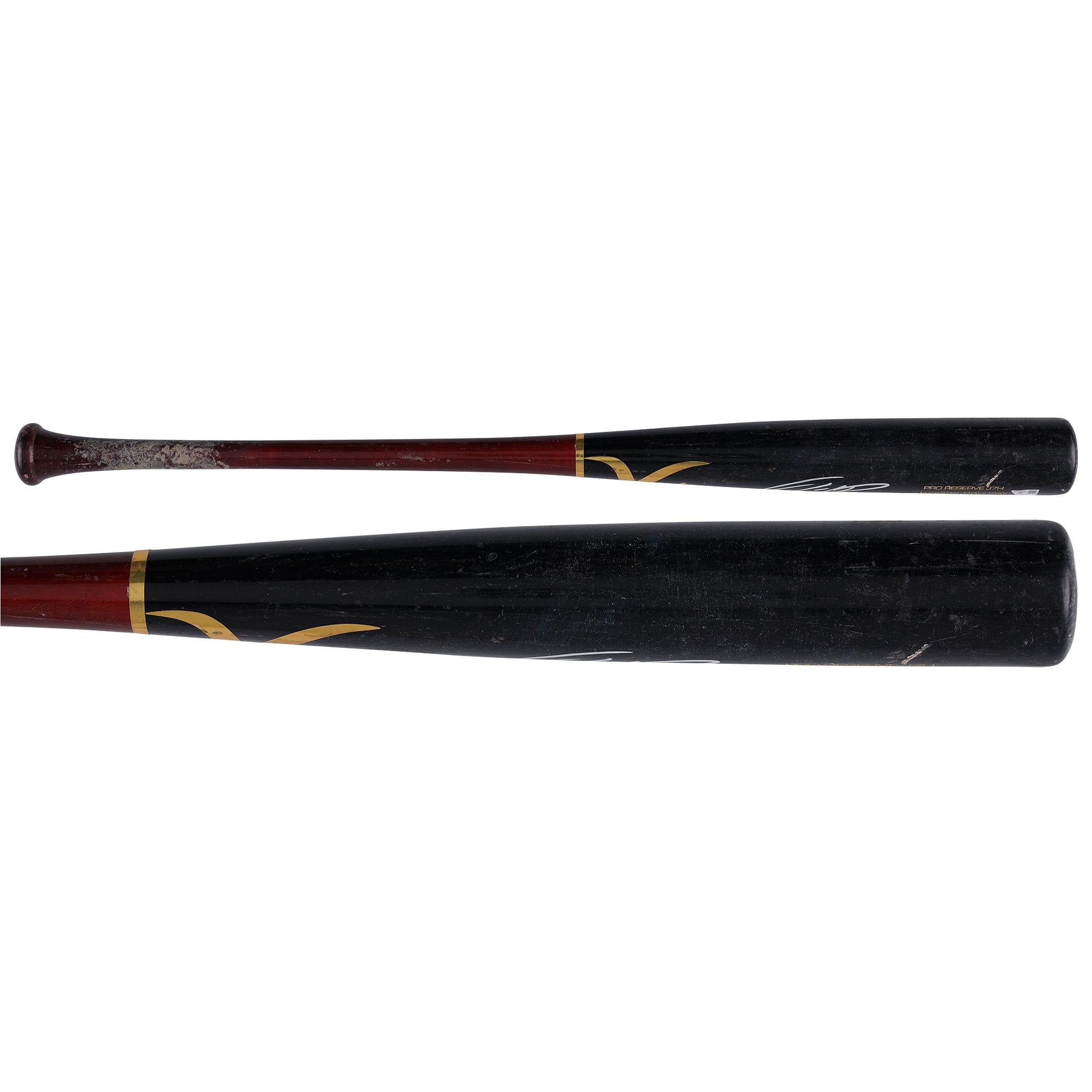 Jackson Holliday Baltimore Orioles Autographed Game-Used Black/Red Victus Bat from the 2025 MLB Season