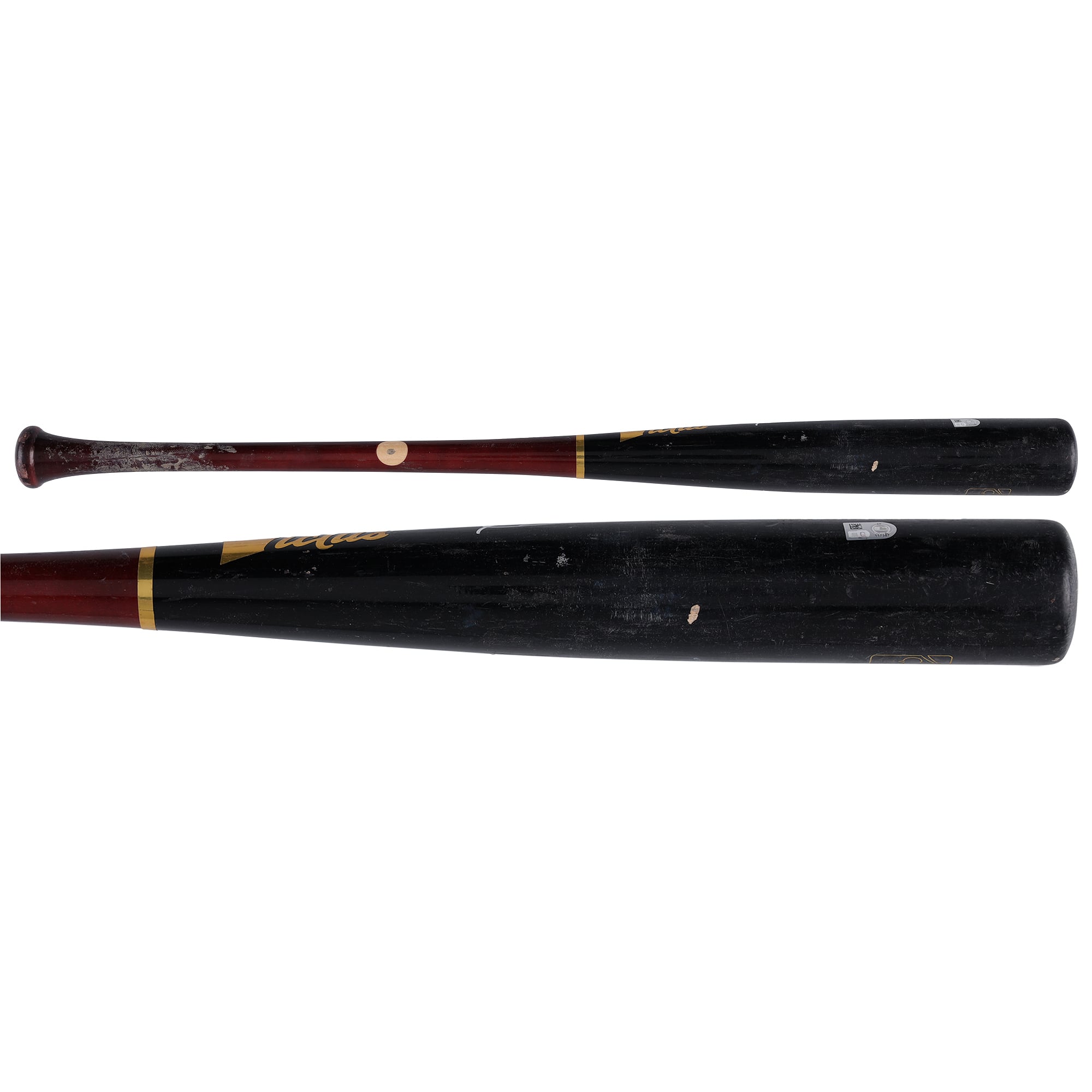 Jackson Holliday Baltimore Orioles Autographed Game-Used Black/Red Victus Bat from the 2025 MLB Season