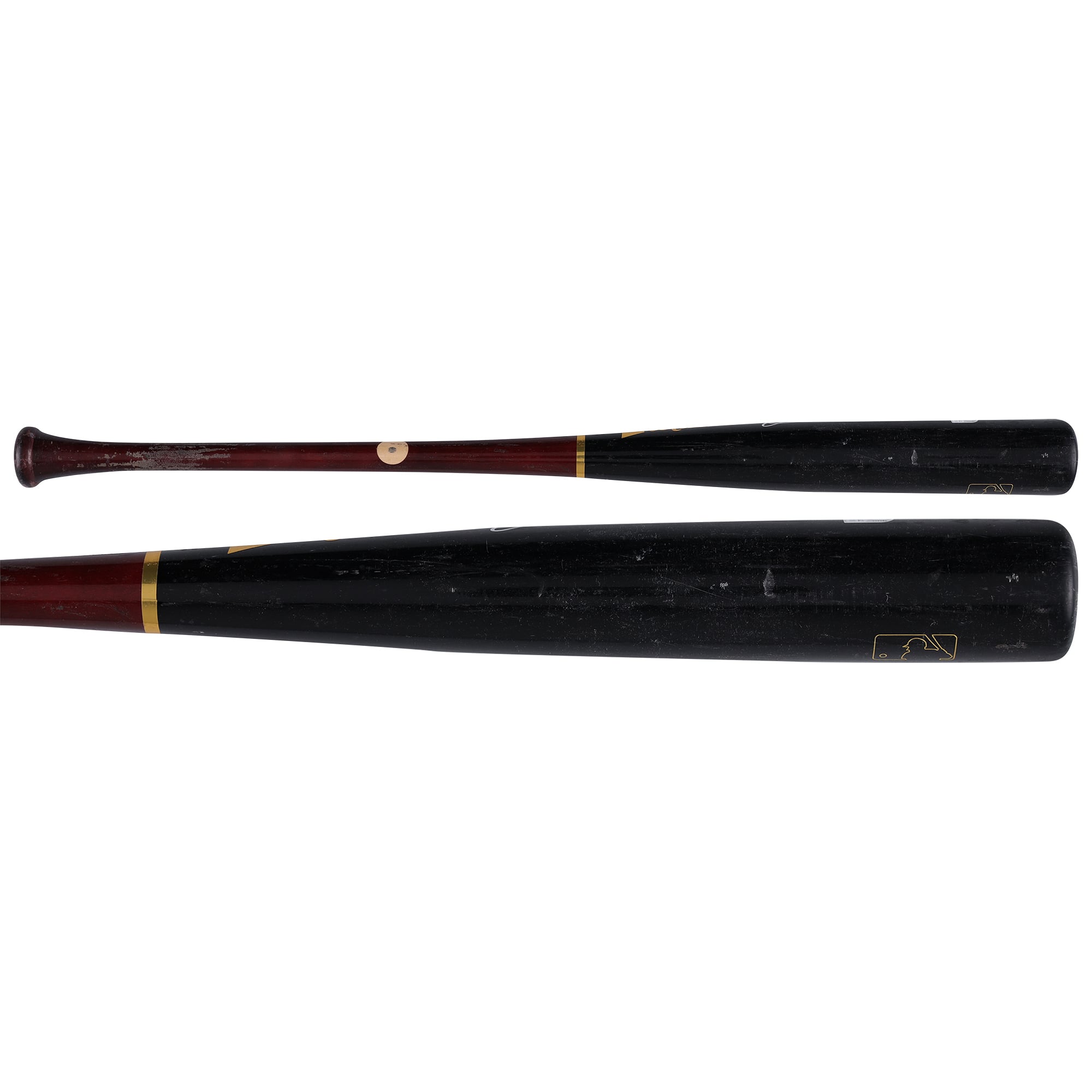 Bâton Victus noir et rouge autographié par Jackson Holliday des Orioles de Baltimore, utilisé lors de la saison 2025 de la MLB - NF70442537