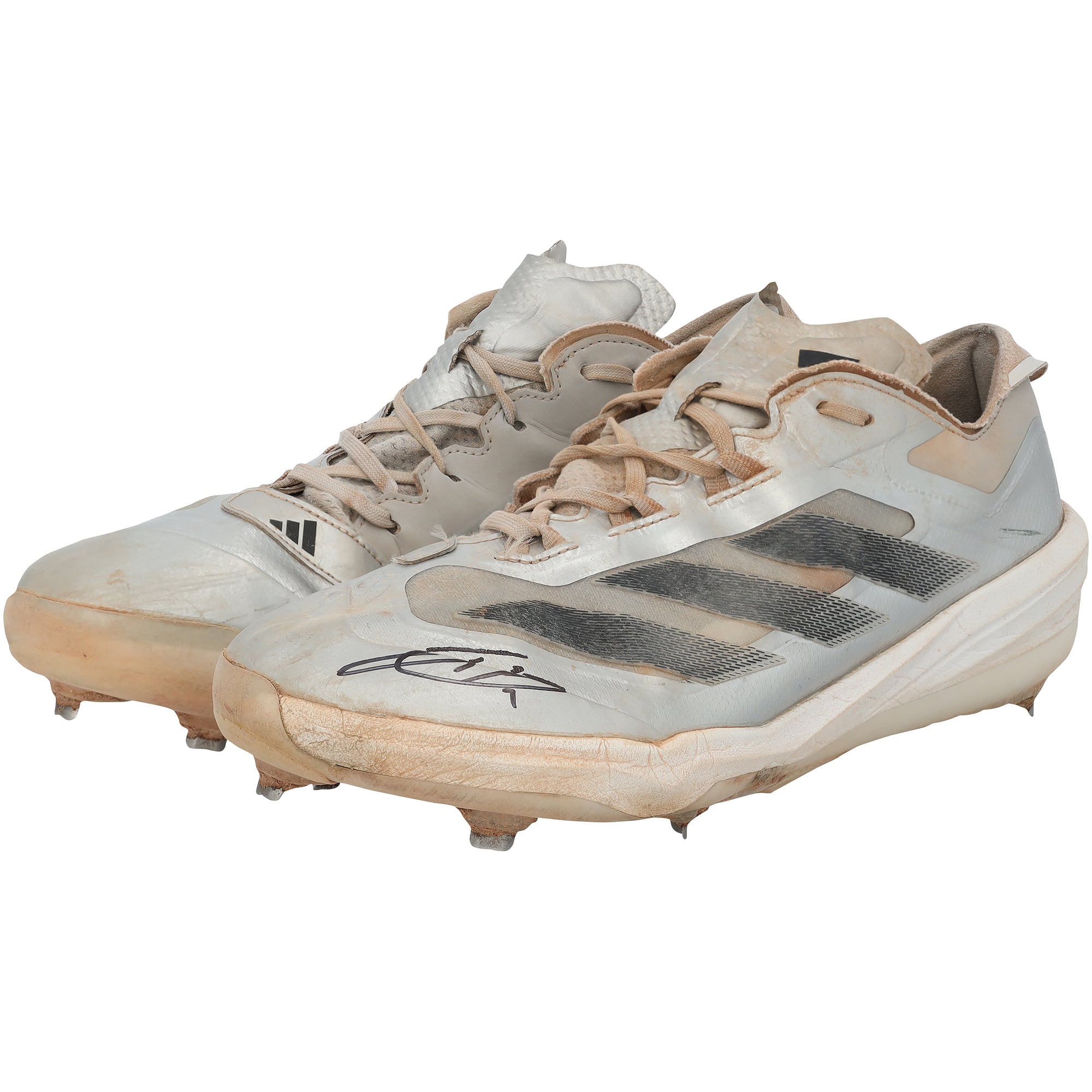 Jackson Holliday Baltimore Orioles Autographed Game-Used Gray adidas Cleats vs. New York Yankees on September 28, 2025