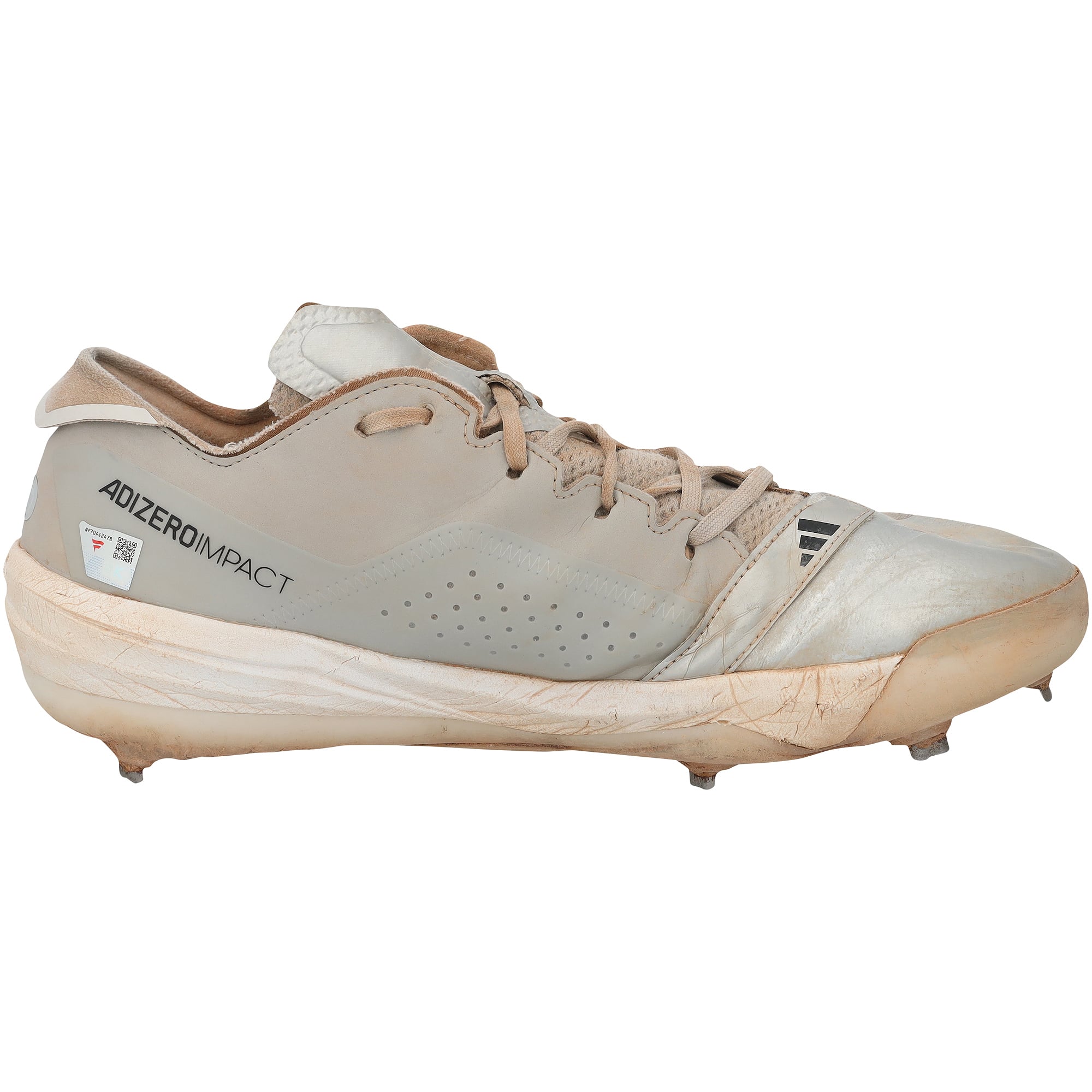 Jackson Holliday Baltimore Orioles Autographed Game-Used Gray adidas Cleats vs. New York Yankees on September 28, 2025