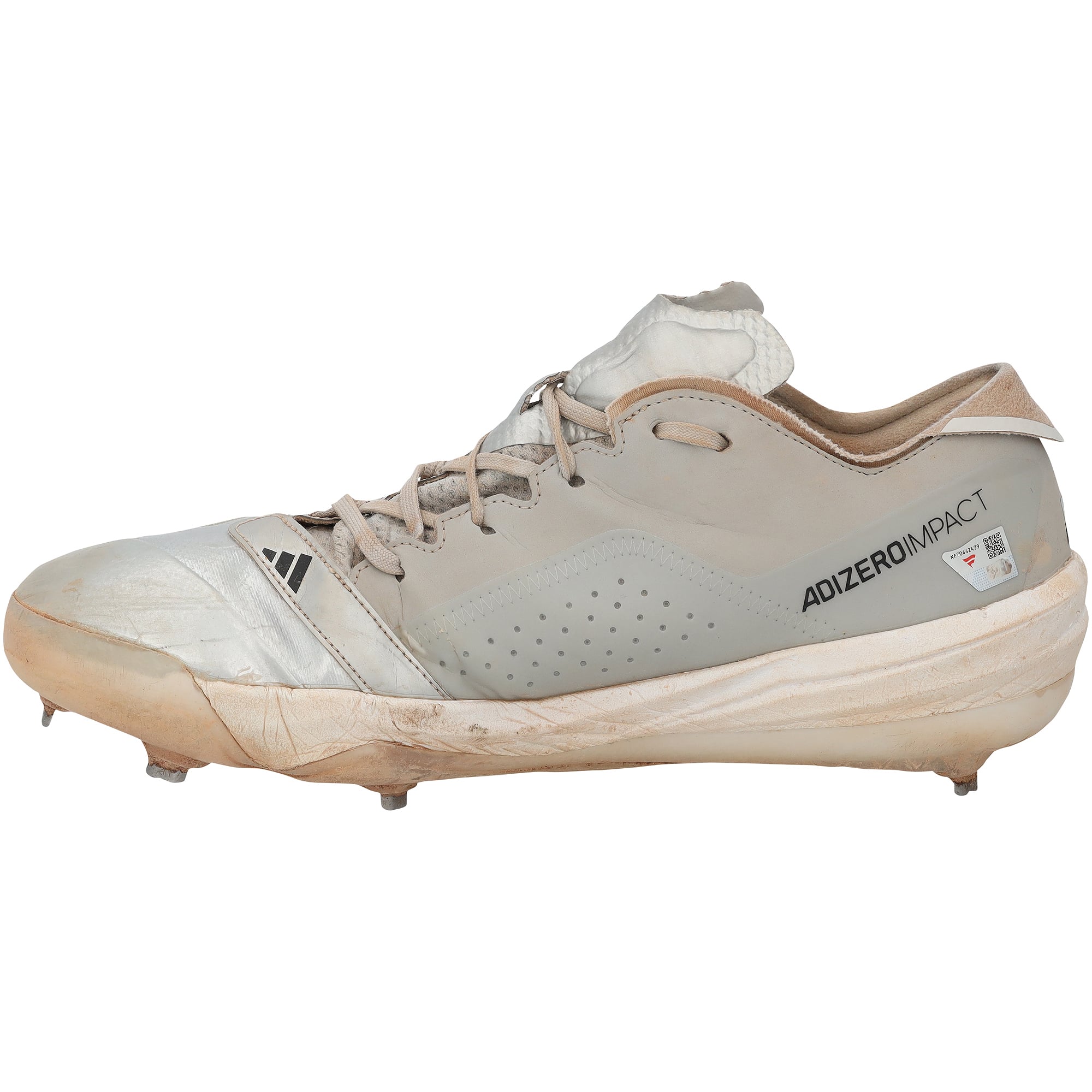 Jackson Holliday Baltimore Orioles Autographed Game-Used Gray adidas Cleats vs. New York Yankees on September 28, 2025