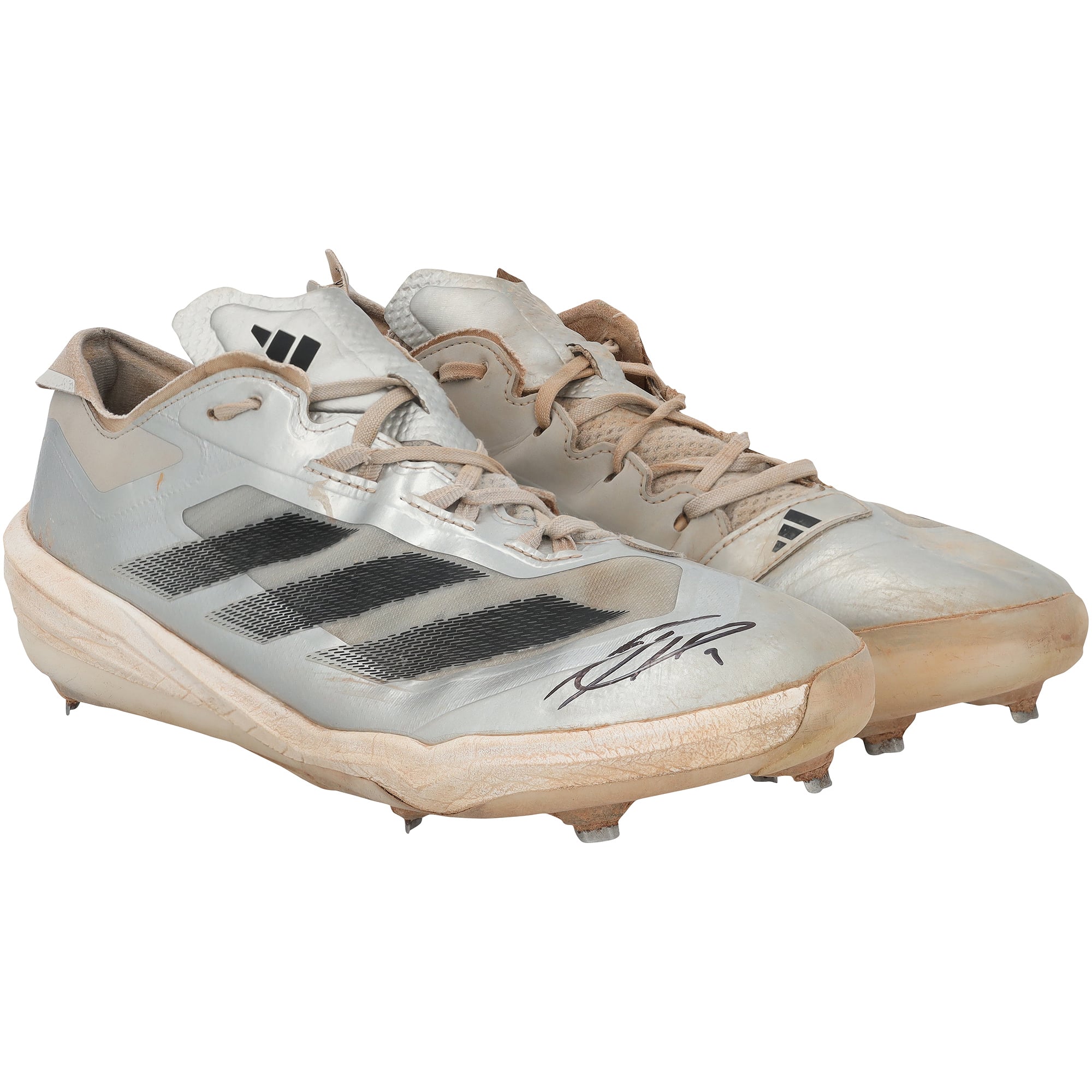 Jackson Holliday Baltimore Orioles Autographed Game-Used Gray adidas Cleats vs. New York Yankees on September 28, 2025