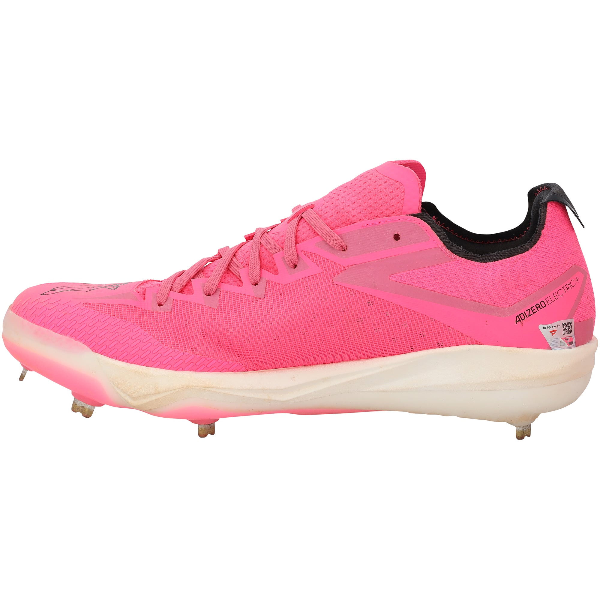 Jackson Holliday Baltimore Orioles Autographed Game-Used Pink adidas Cleats vs. Los Angeles Angels on May 11, 2025