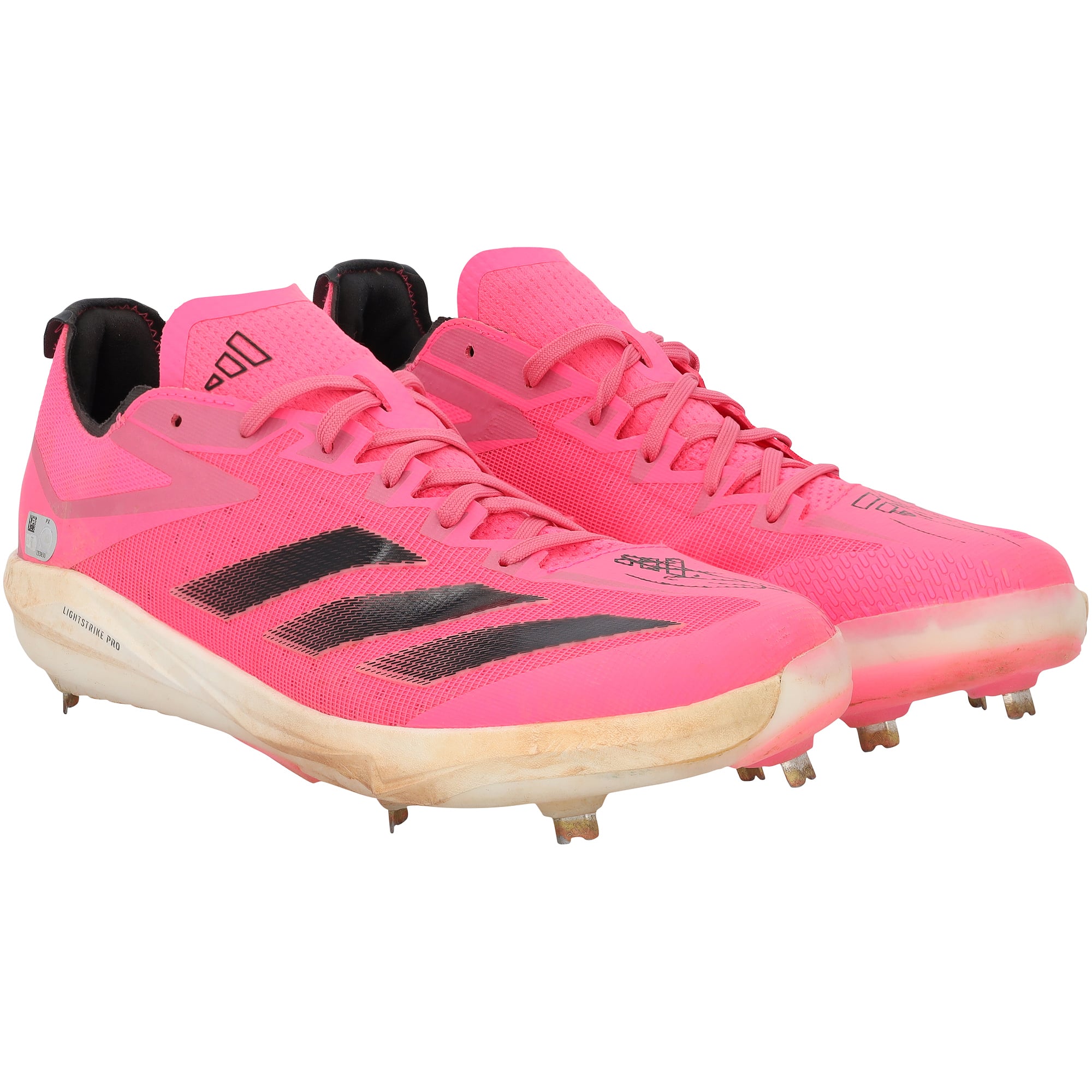 Jackson Holliday Baltimore Orioles Autographed Game-Used Pink adidas Cleats vs. Los Angeles Angels on May 11, 2025