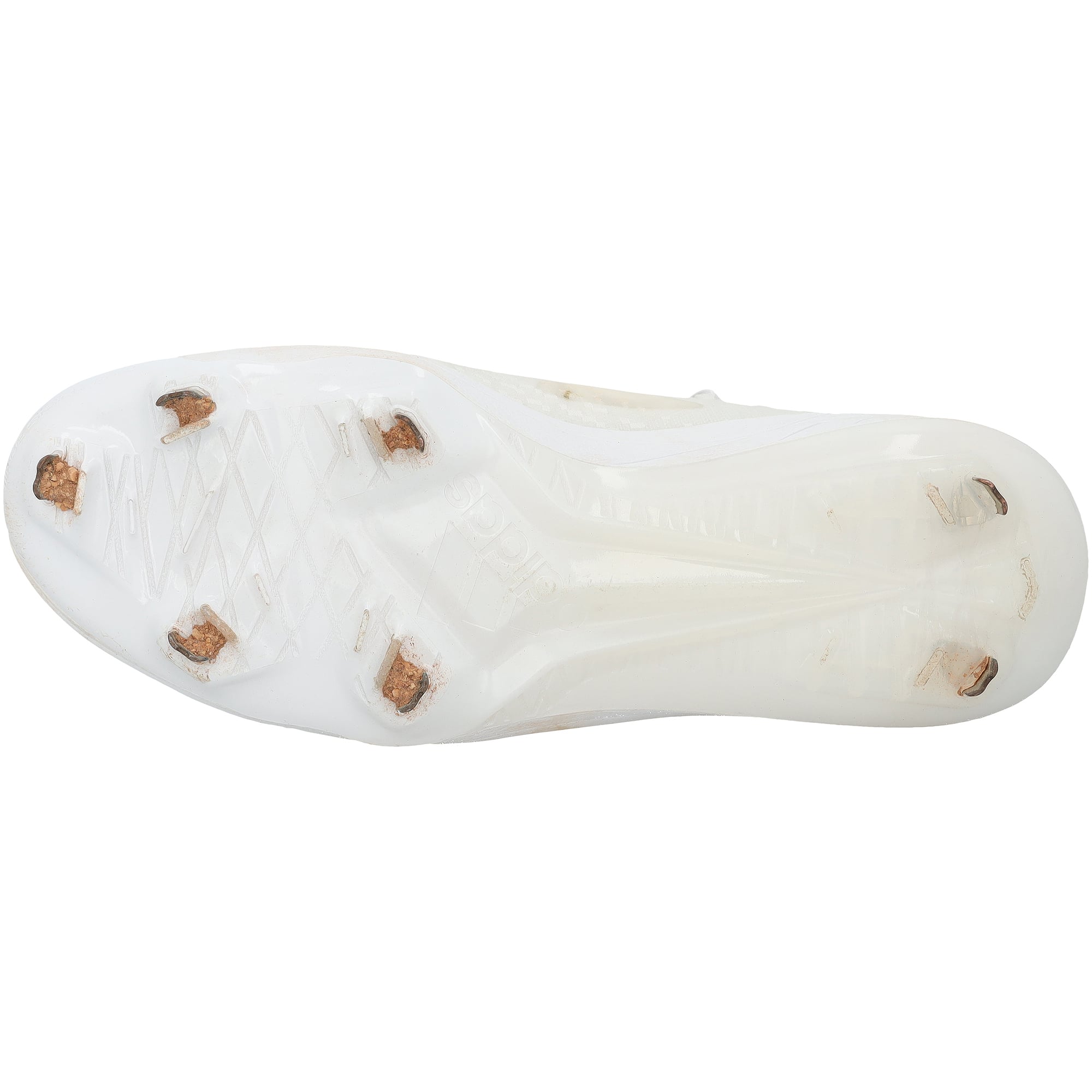 Crampons blancs adidas portés en match par Jackson Holliday des Orioles de Baltimore lors de la saison 2025 de la MLB, authentifiés - NF70442484-85