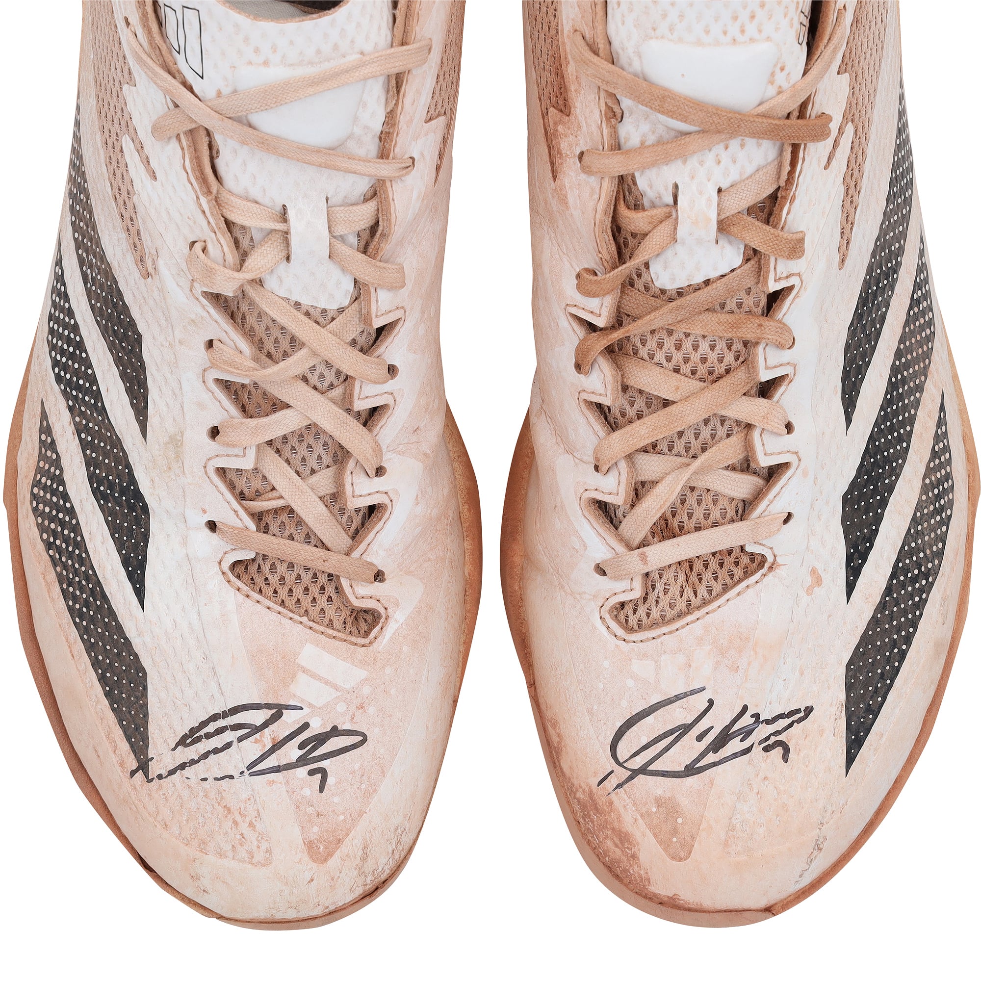 Jackson Holliday Baltimore Orioles Autographed Game-Used White adidas Cleats vs. Toronto Blue Jays on July 29, 2025 - Game Two of Doubleheader